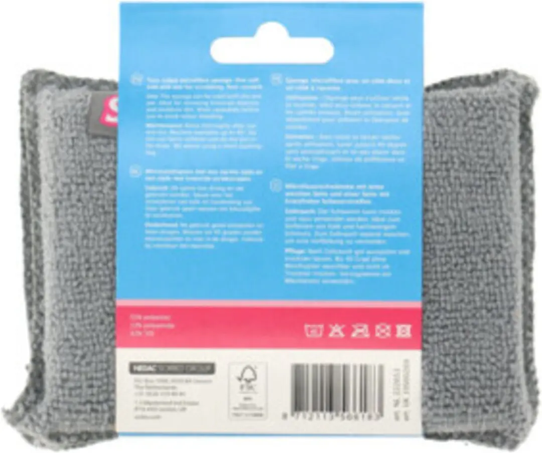 Sorbo Microvezelspons Home Decor - 2 Stuks Multicolor