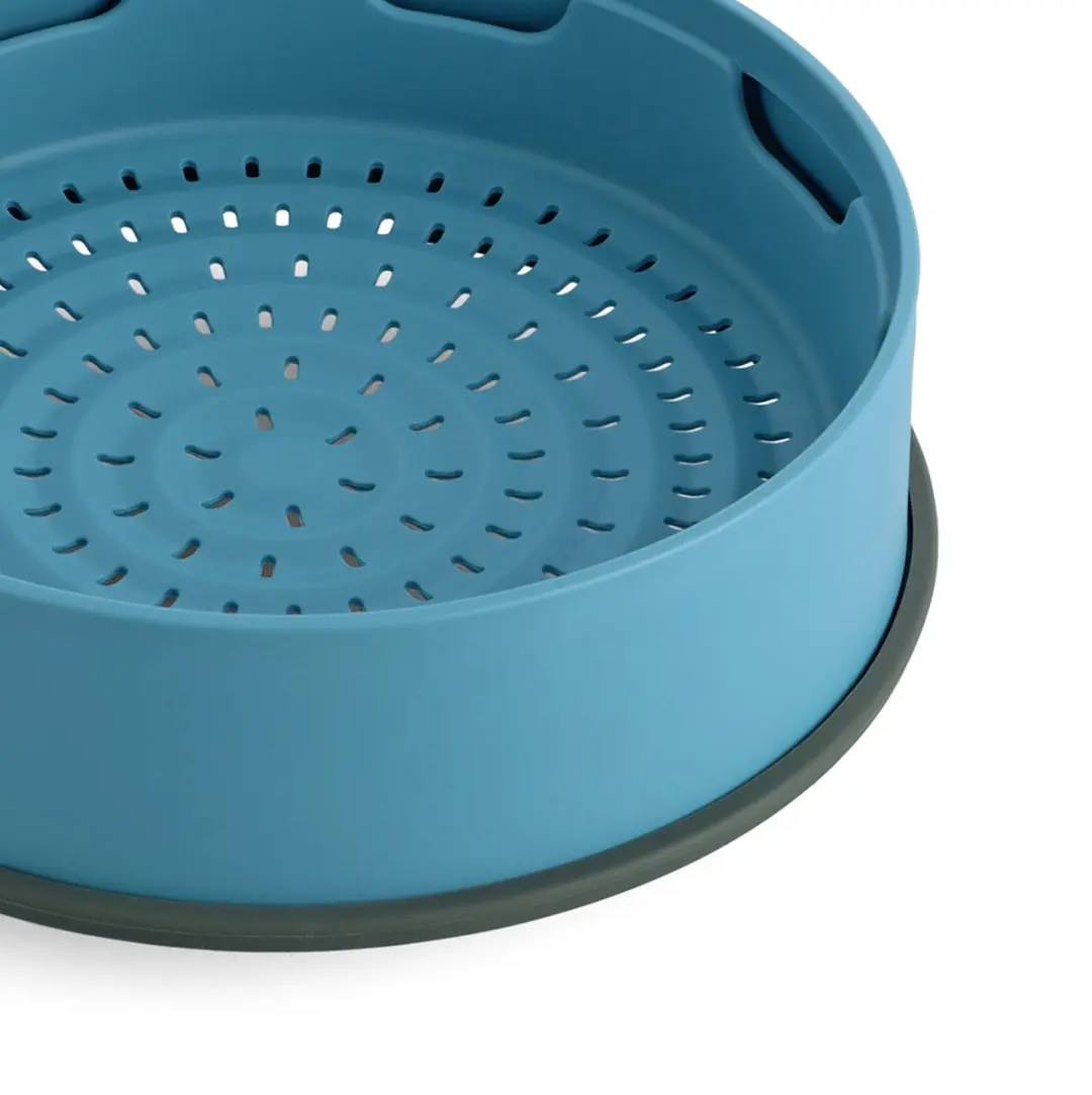 GreenPan Steamy Siliconen Stoommandje 24cm - Blauw