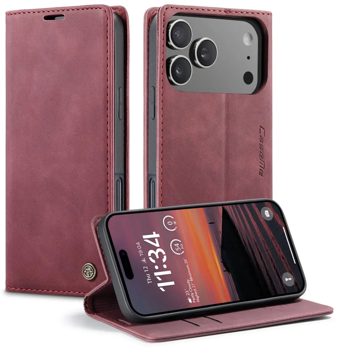 CaseMe 013 Book Case iPhone 17 Pro Max Hoesje