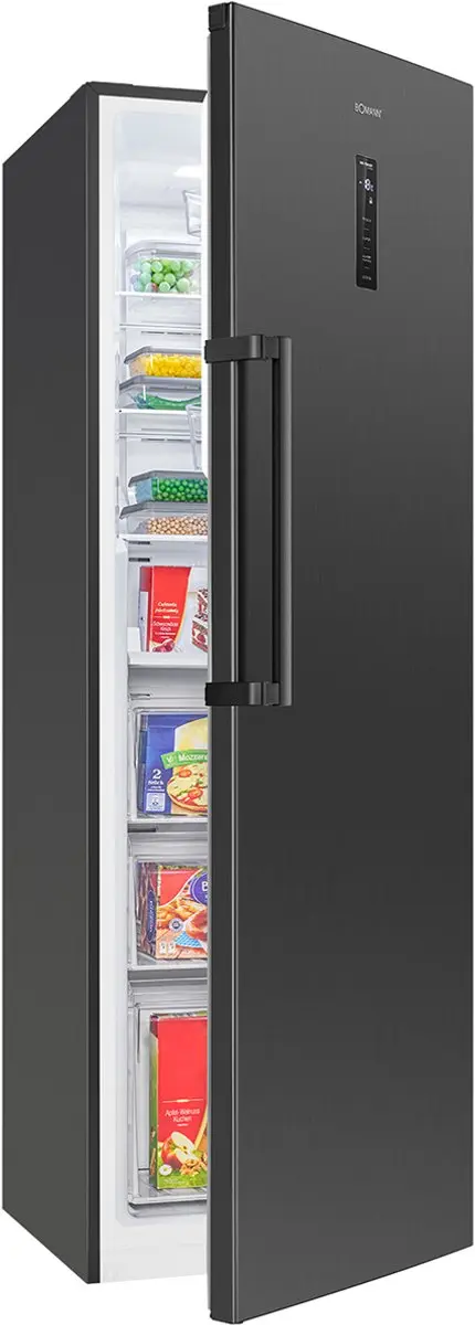 Bomann GS 7343 Vrieskast No Frost 161L - Dark Inox