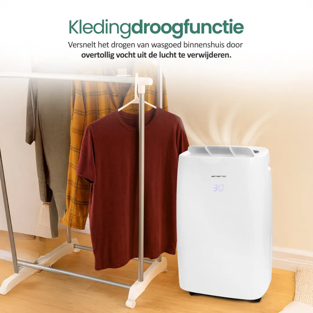 Emerio DH-122844 Luchtontvochtiger 20L/Dag - Wit