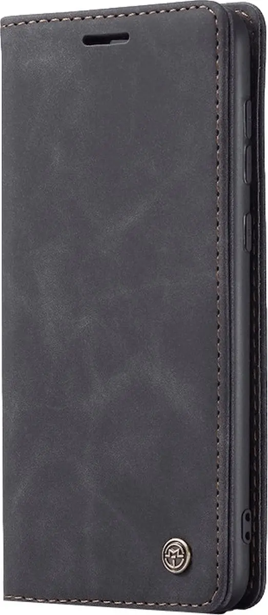 Caseme Bookcase Zwart Samsung Galaxy S23 Ultra Hoesje