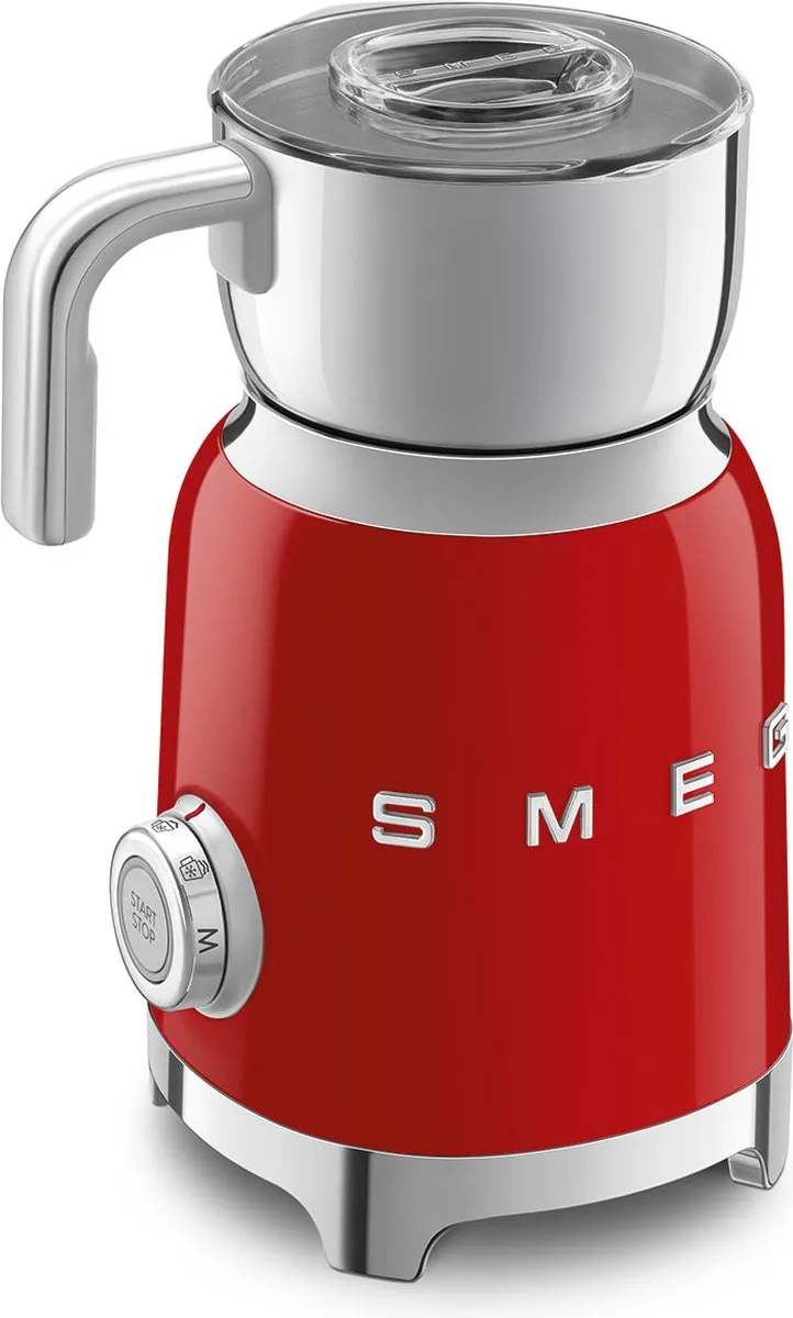 Smeg MFF11RDEU Melkopschuimer - 600ml - 6 Snelheden - Rood
