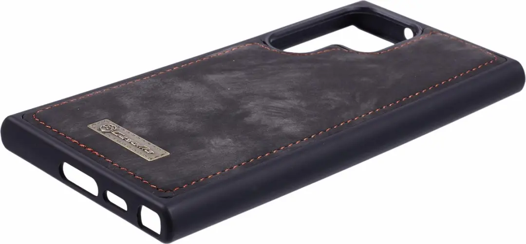 Caseme Hoesje Samsung Galaxy S23 Ultra - 8 Pasjes - Zwart