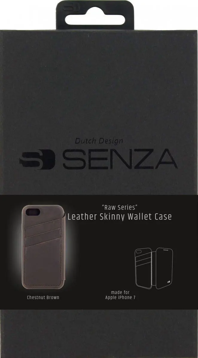 Senza Raw Apple iPhone SE (2020) Hoesje - Bruin WALCS1030 - afbeelding 6 van 6
