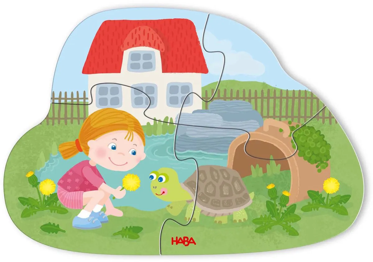 Haba Eerste Puzzels Huisdieren - 6 Stuks Multicolor
