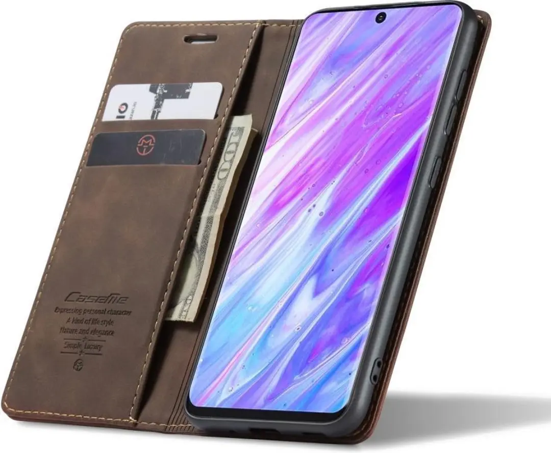 Caseme Book Case Samsung Galaxy S20 Plus - Donkerbruin