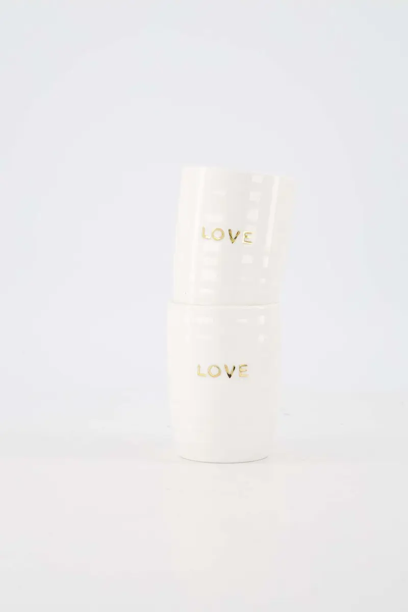 Zusss Love Koffiemokken Set 2 Stuks