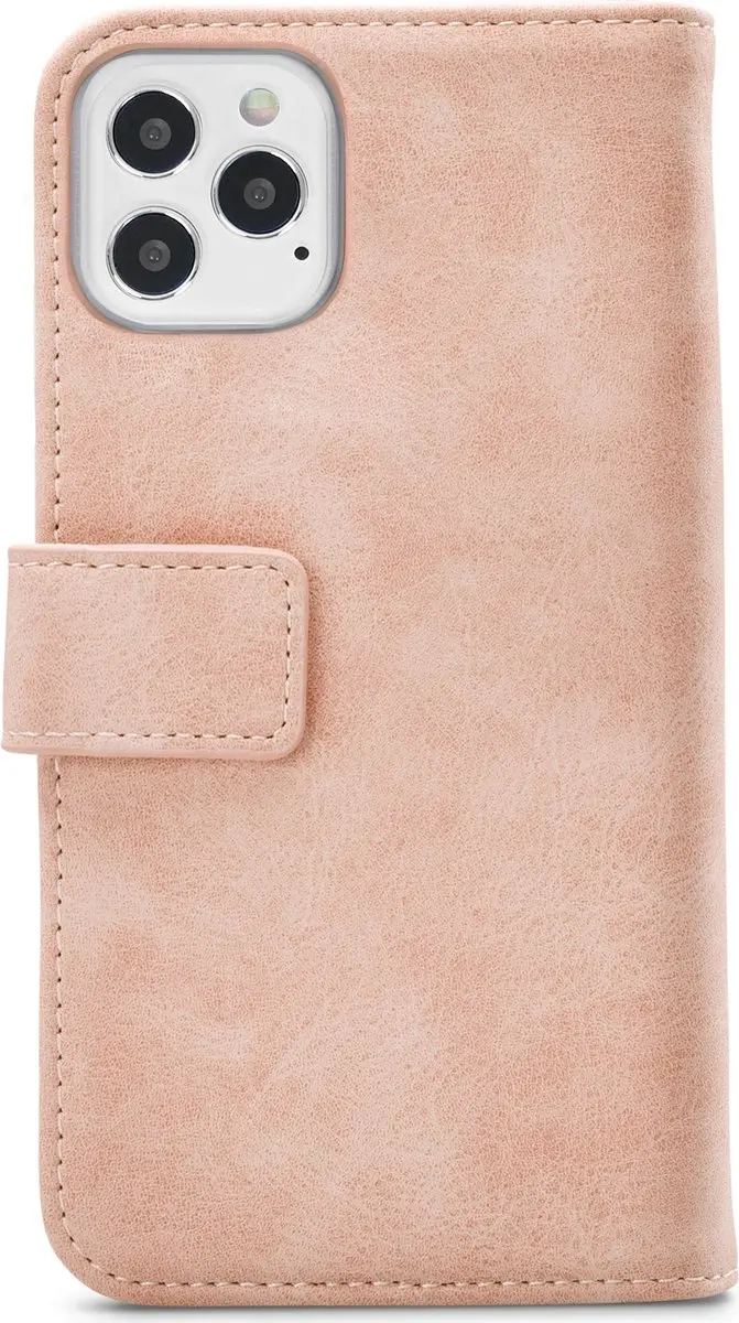Mobilize iPhone 12 Elite Gelly Wallet Book Case Licht Roze