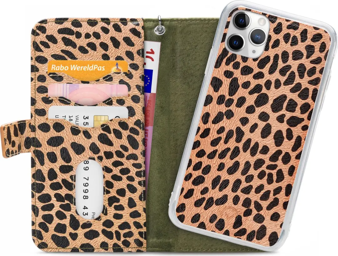 Mobilize 2-in-1 Wallet Zipper Case - iPhone 11 Pro - Olive Leopard