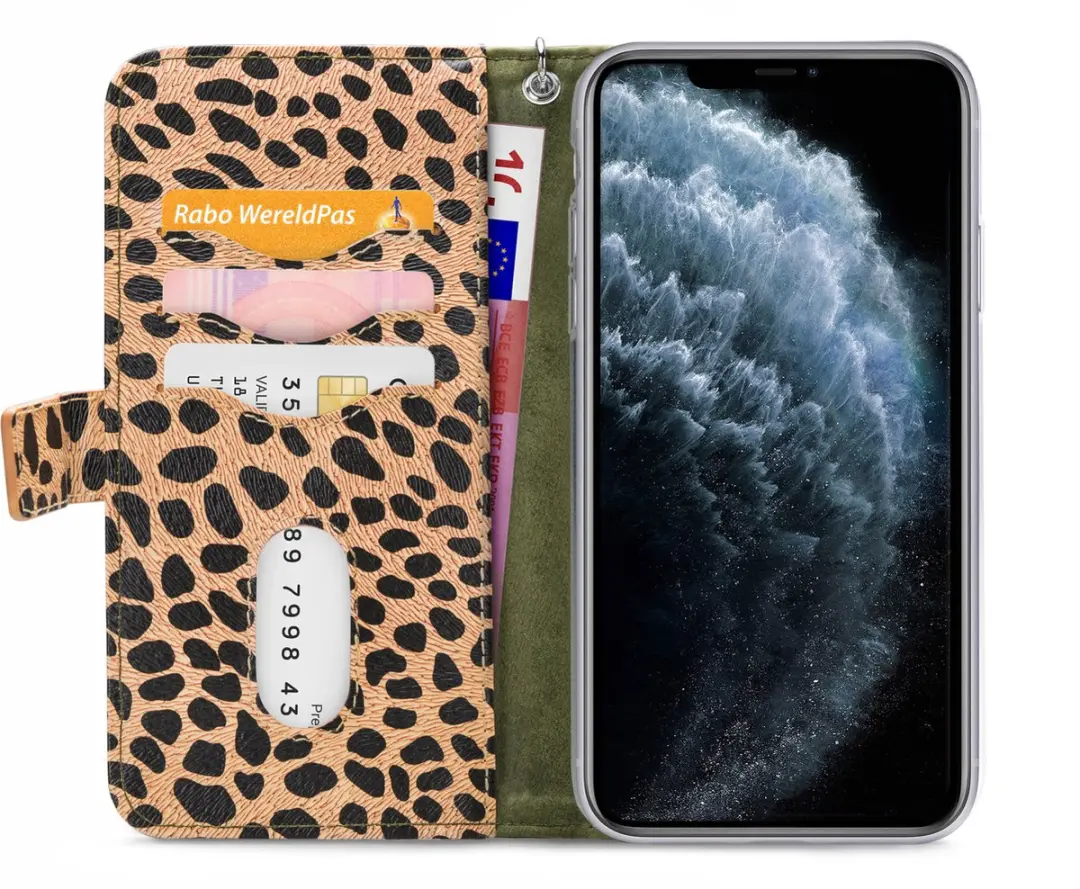 Mobilize 2-in-1 Wallet Zipper Case - iPhone 11 Pro - Olive Leopard