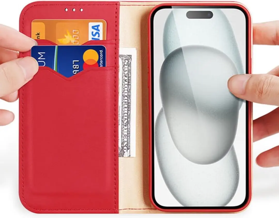 Dux Ducis Hivo Series iPhone 15 Plus Hoesje - Rood