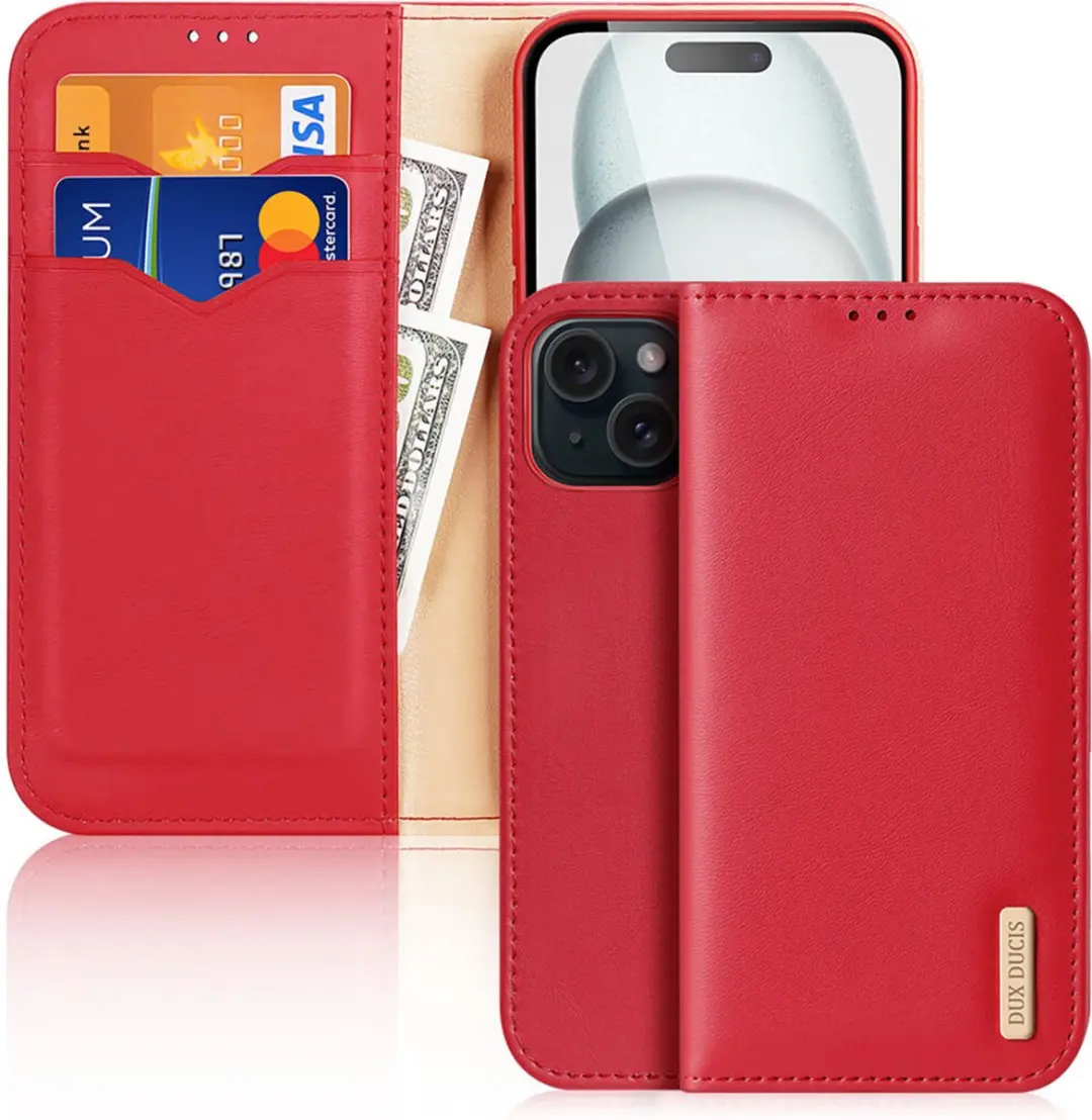 Dux Ducis Hivo Series iPhone 15 Plus Hoesje - Rood