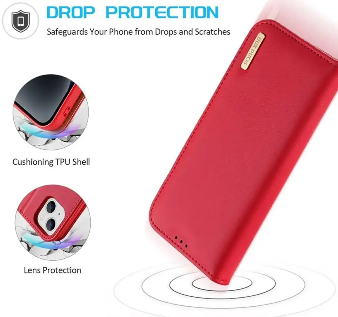 Dux Ducis Hivo Series iPhone 15 Plus Hoesje - Rood