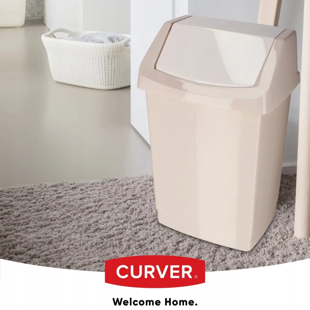 Curver Afvalemmer 50L - Beige