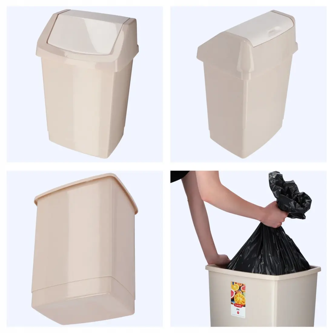 Curver Afvalemmer 50L - Beige