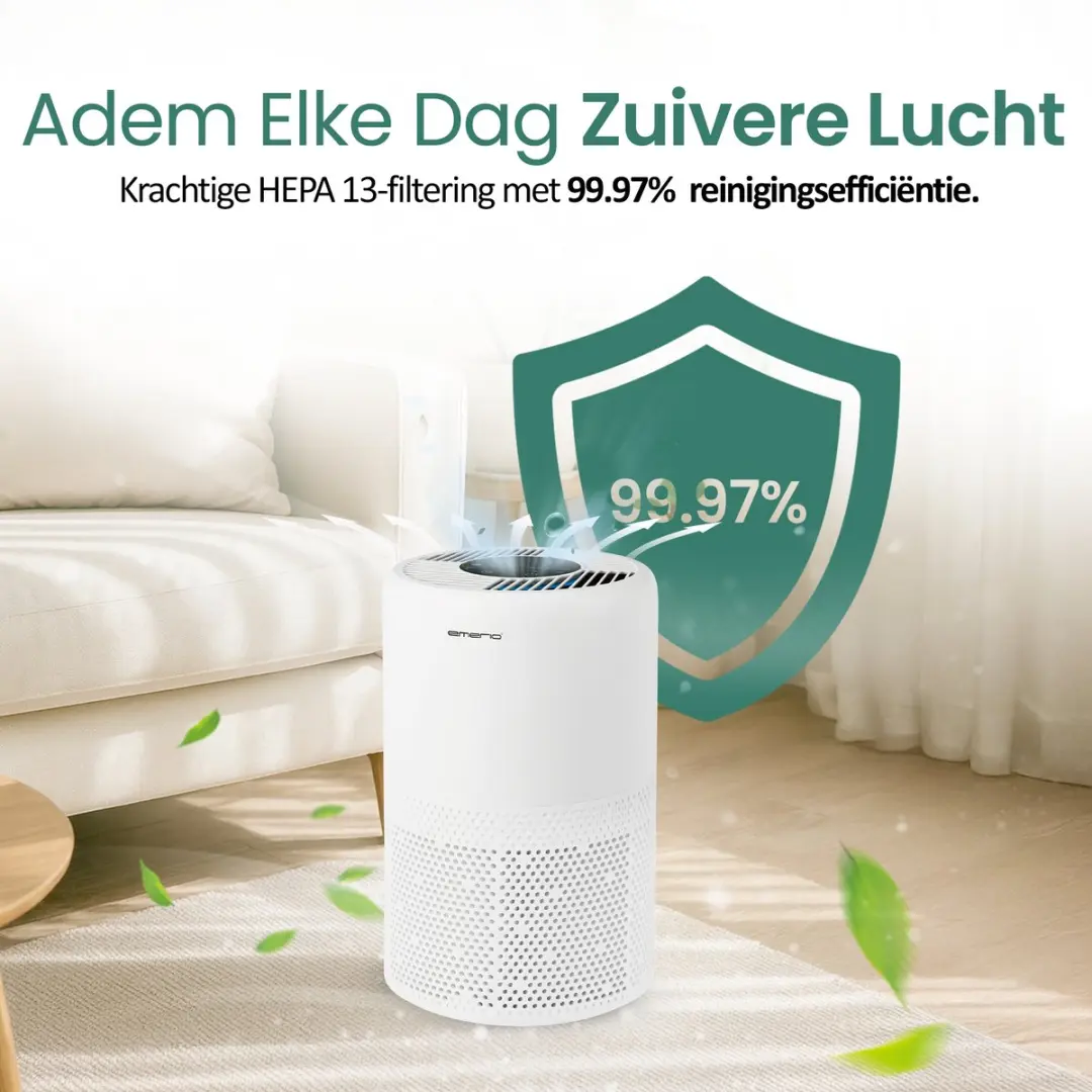 Emerio AP-132324 Luchtreiniger 25m² - Wit