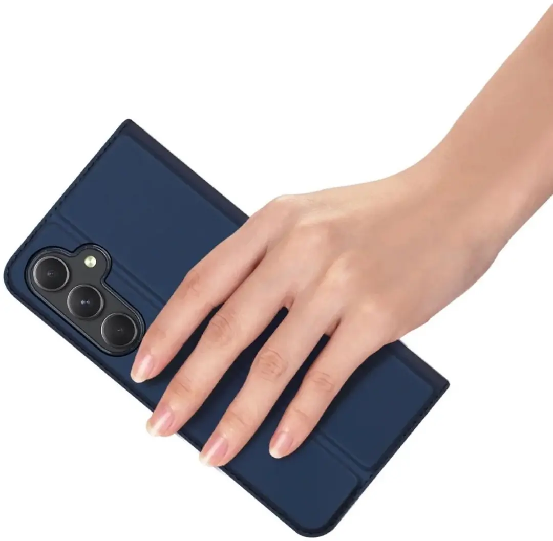 Dux Ducis Telefoonhoesje Samsung Galaxy A35 5G - Skin Pro Book Case - Blauw - SH00070415