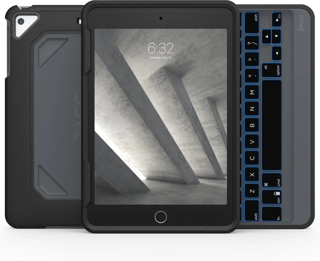 ZAGG Rugged Book Zwart Bluetooth Frans