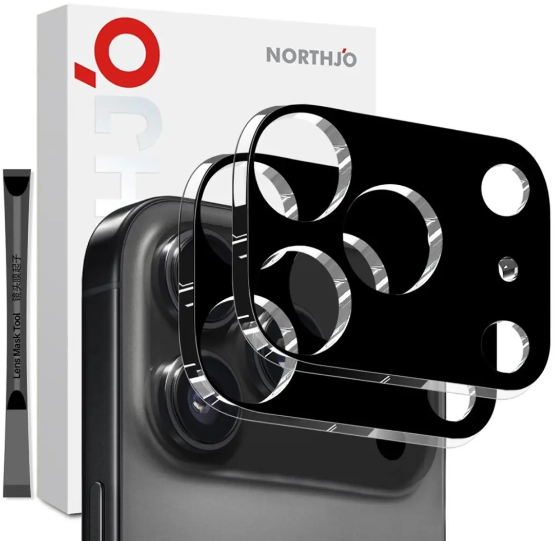 NORTHJO 9H Camera Lens Protector iPhone 17 Pro