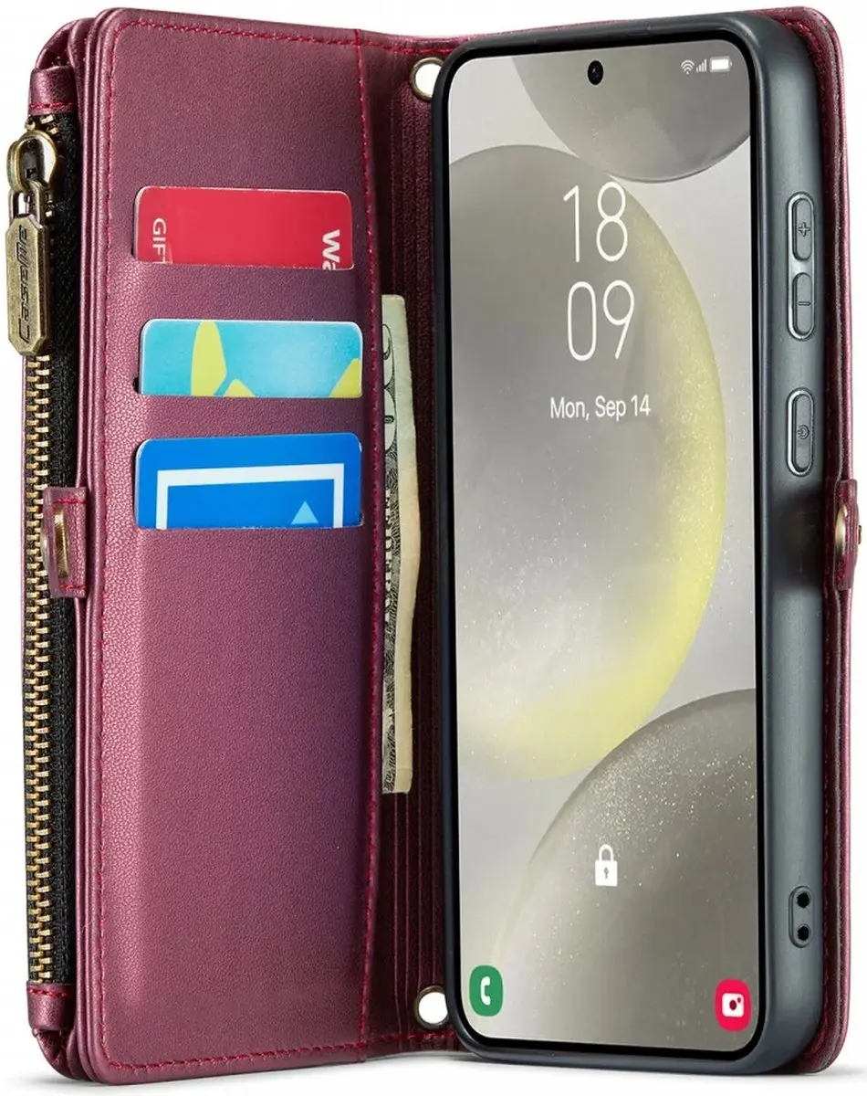 Caseme C36 Hoesje Samsung Galaxy S24 - Rood