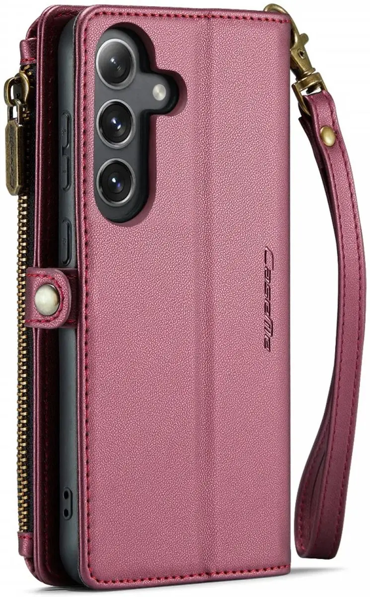 Caseme C36 Hoesje Samsung Galaxy S24 - Rood - afbeelding 6 van 6
