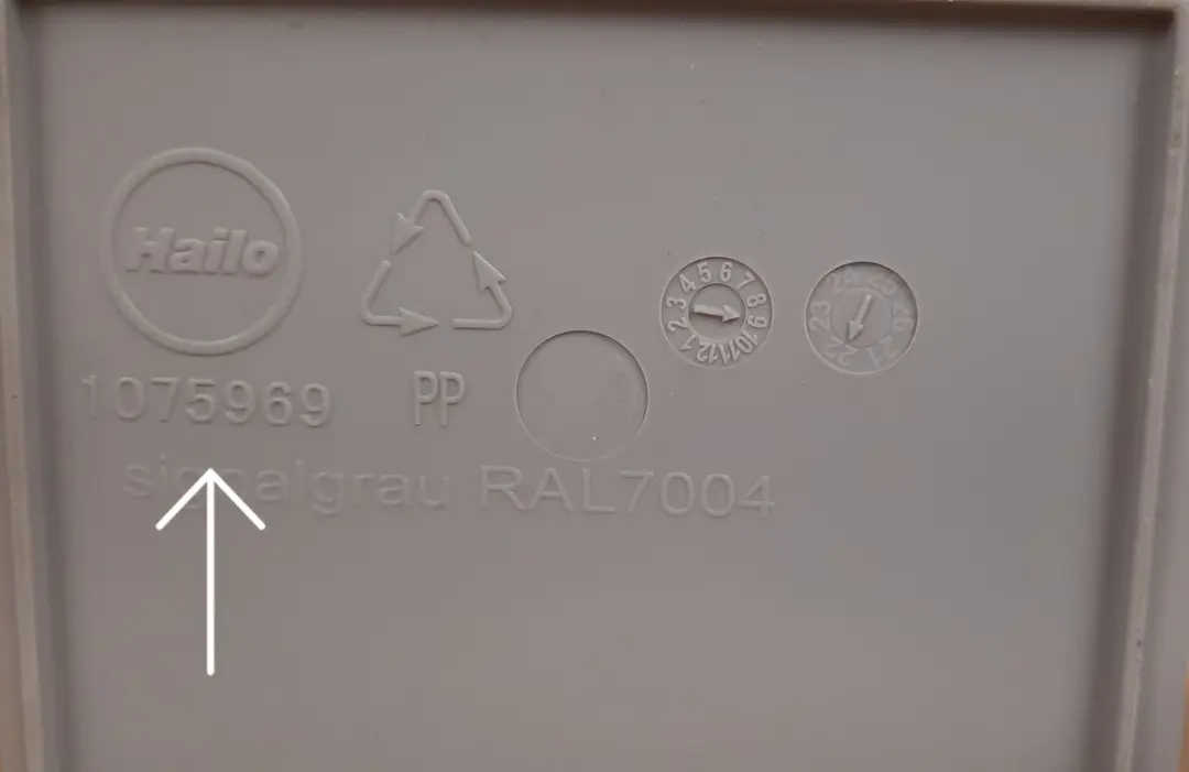 Hailo Dekselset 1068589 - Grijs - 10L