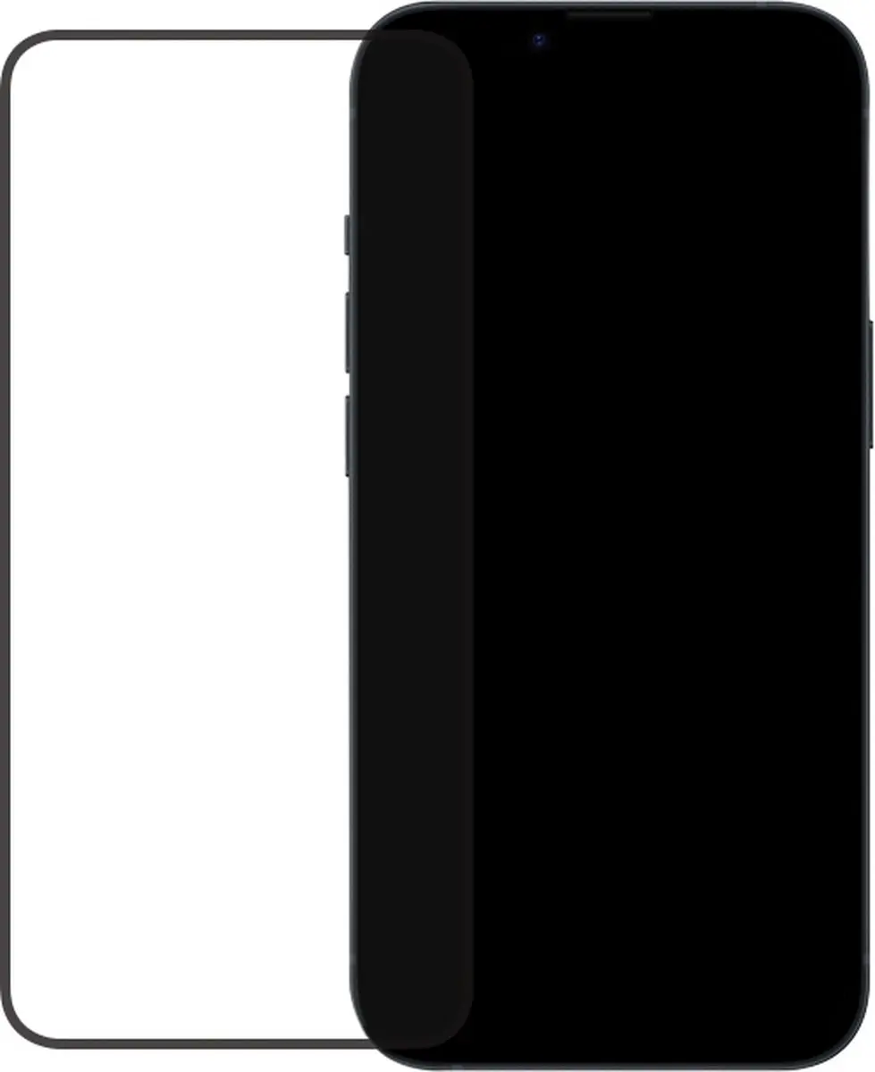 Mobilize iPhone 15 Pro Glazen Screenprotector - Case Friendly - Zwart