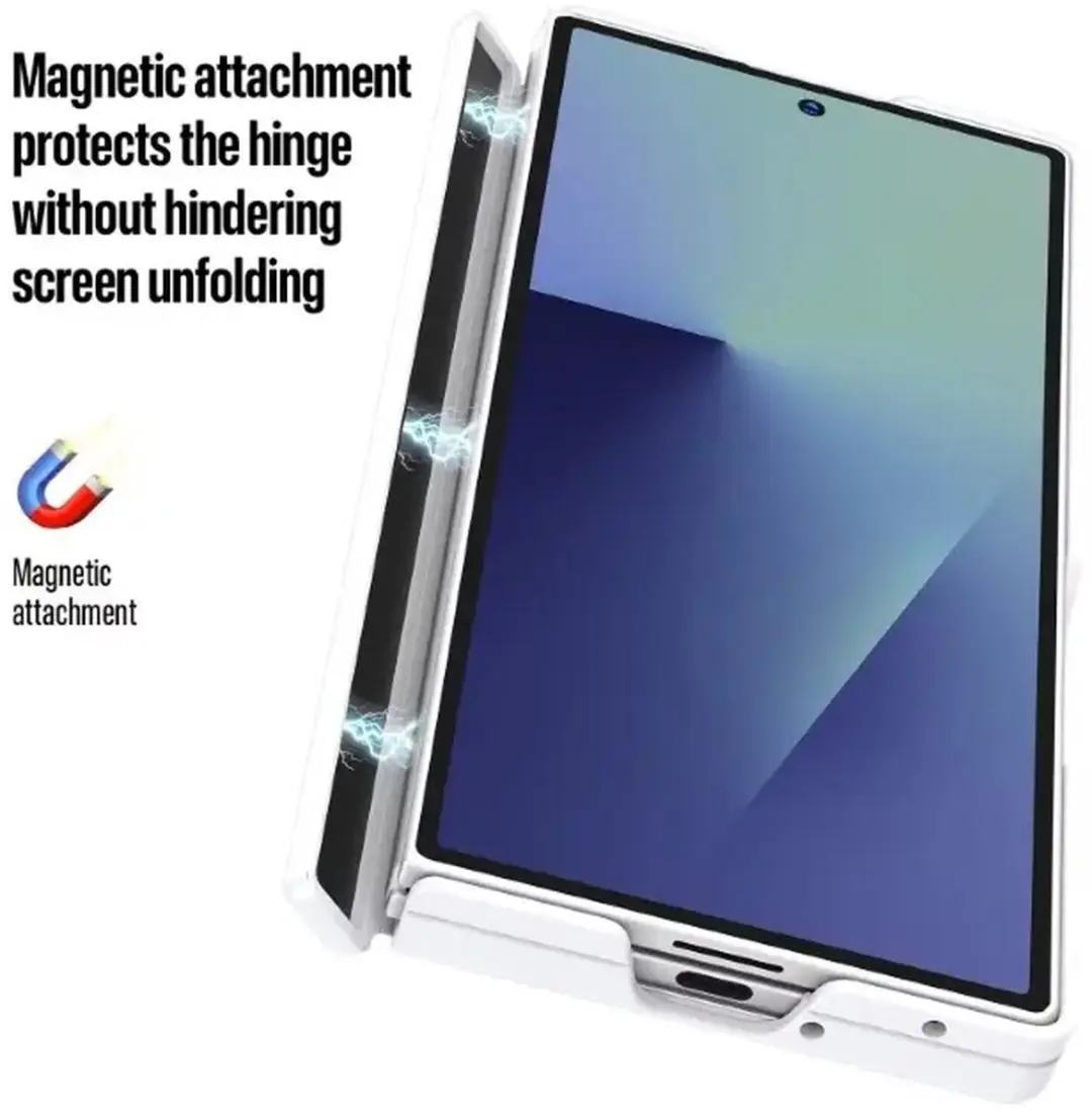Dux Ducis Expn Hoesje Samsung Galaxy Z Fold 7 - Hardcase Wit