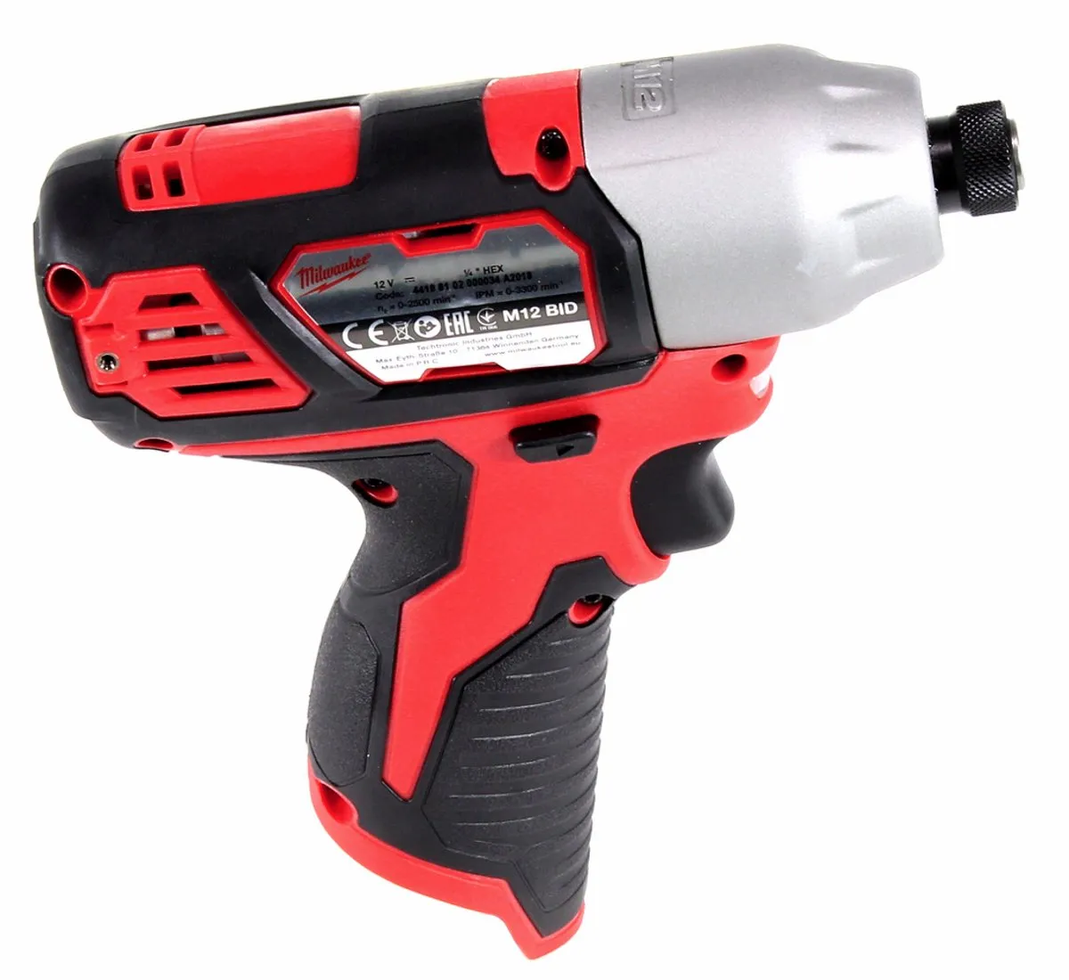 Milwaukee M12 BID-0 Accu Slagschroevendraaier 12V