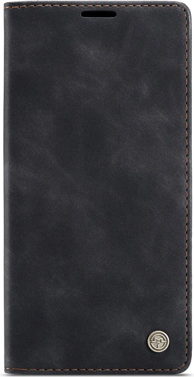 Caseme Retro Wallet Case CSM-39237 - iPhone 15 - 2 Pasjes - Zwart