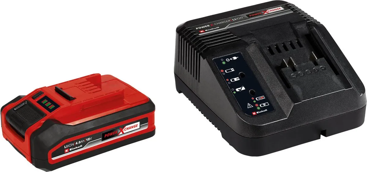 Einhell 18V/4.0Ah Plus Power X-Change Starterkit - 4000mAh