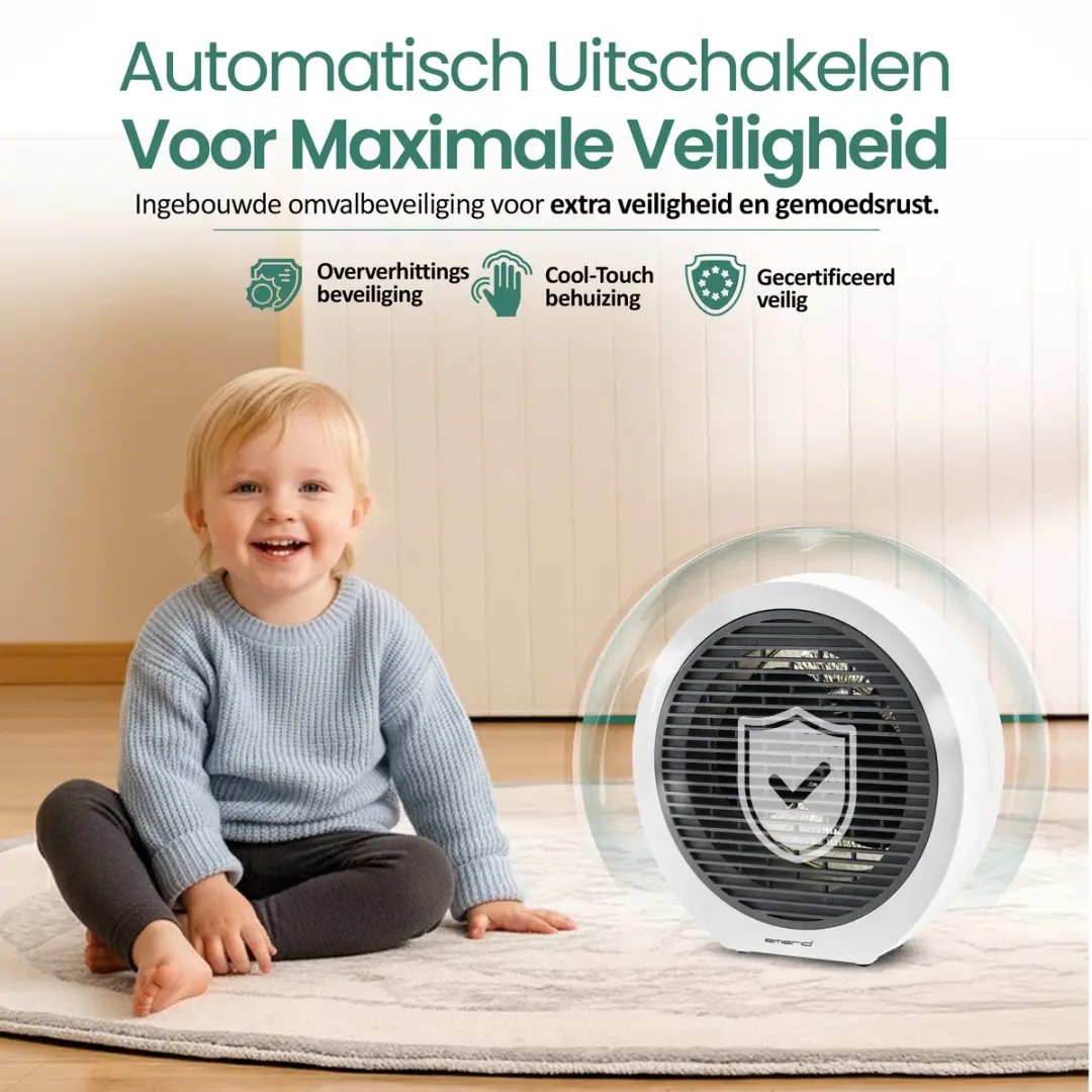 Emerio FH-109947 Ventilator Kachel 2000W - Wit
