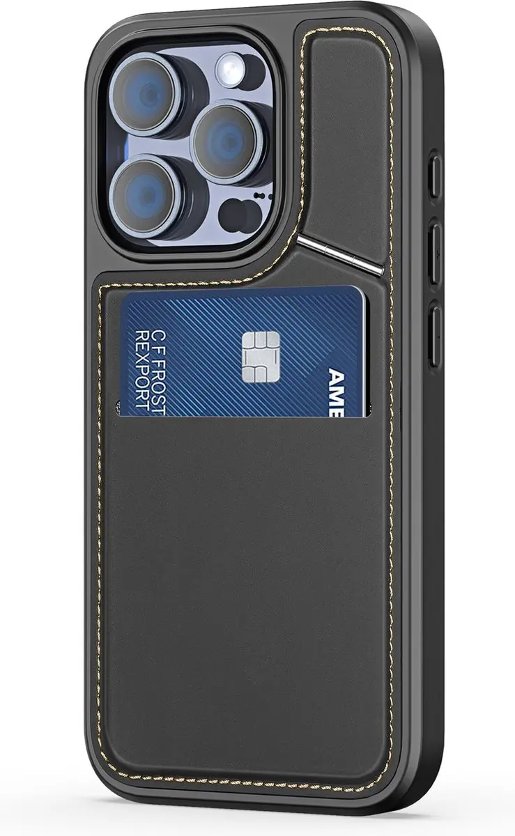 Dux Ducis Rafi Mag Series iPhone 15 Pro Max Hoesje - Zwart