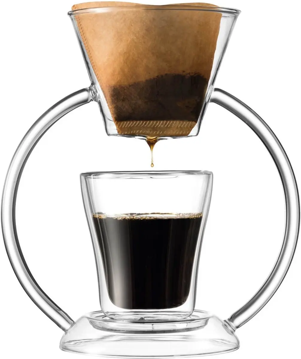 Leonardo Duo Koffiemaker 029764 - 0,25L - Transparant