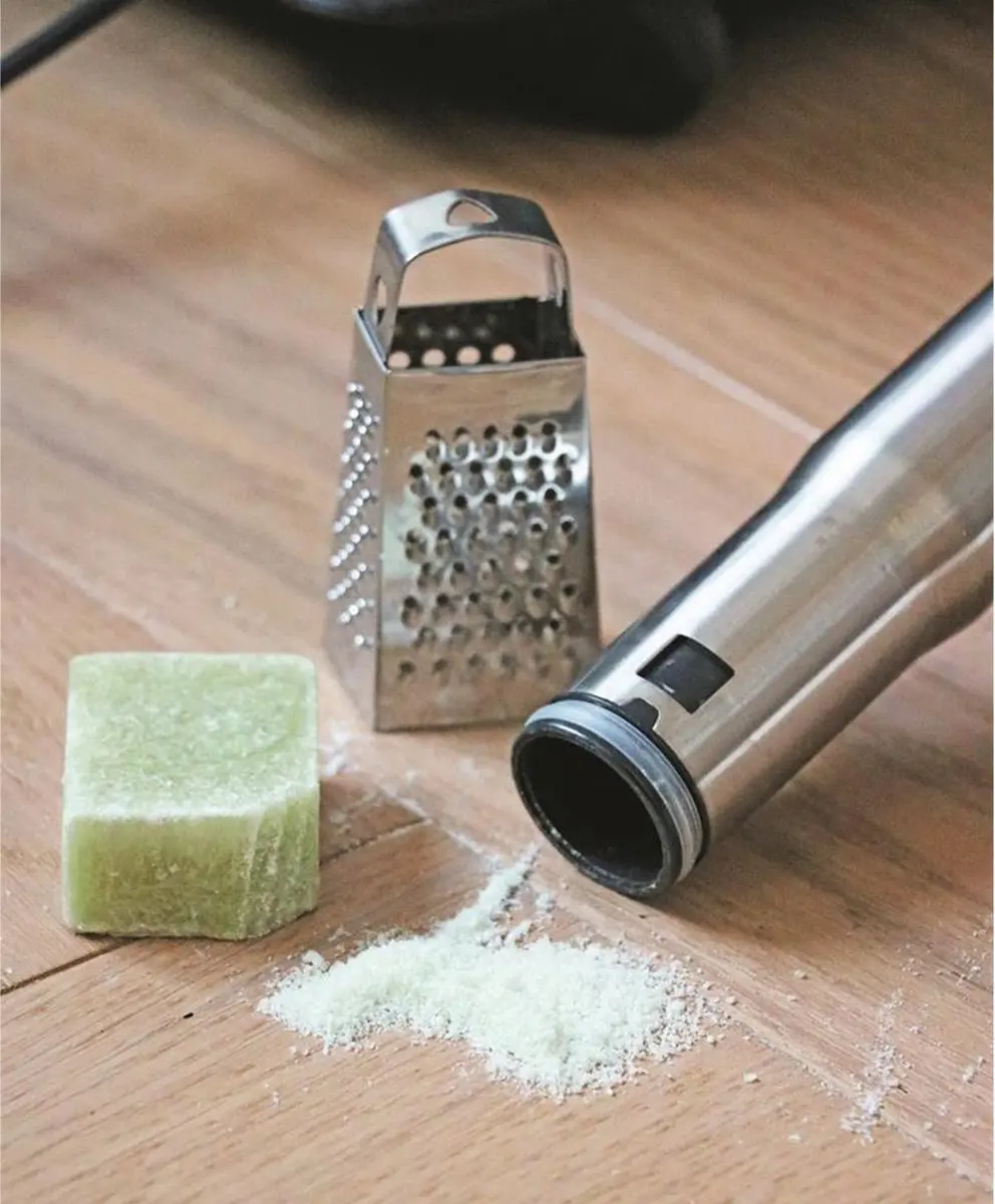 Ideas4seasons Mini Rasp voor Amberblokjes - Rose Goud