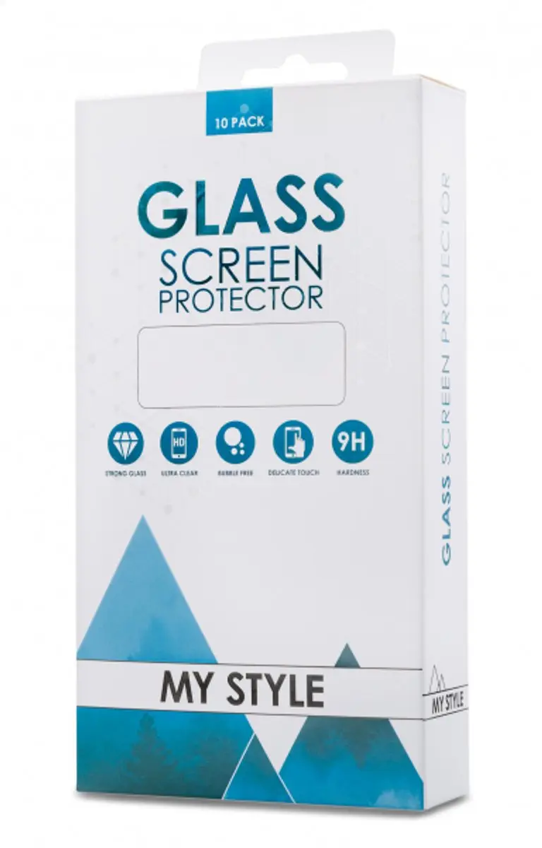 My Style Gehard Glas Screenprotector iPhone Xs Max - 10 Stuks - afbeelding 6 van 6