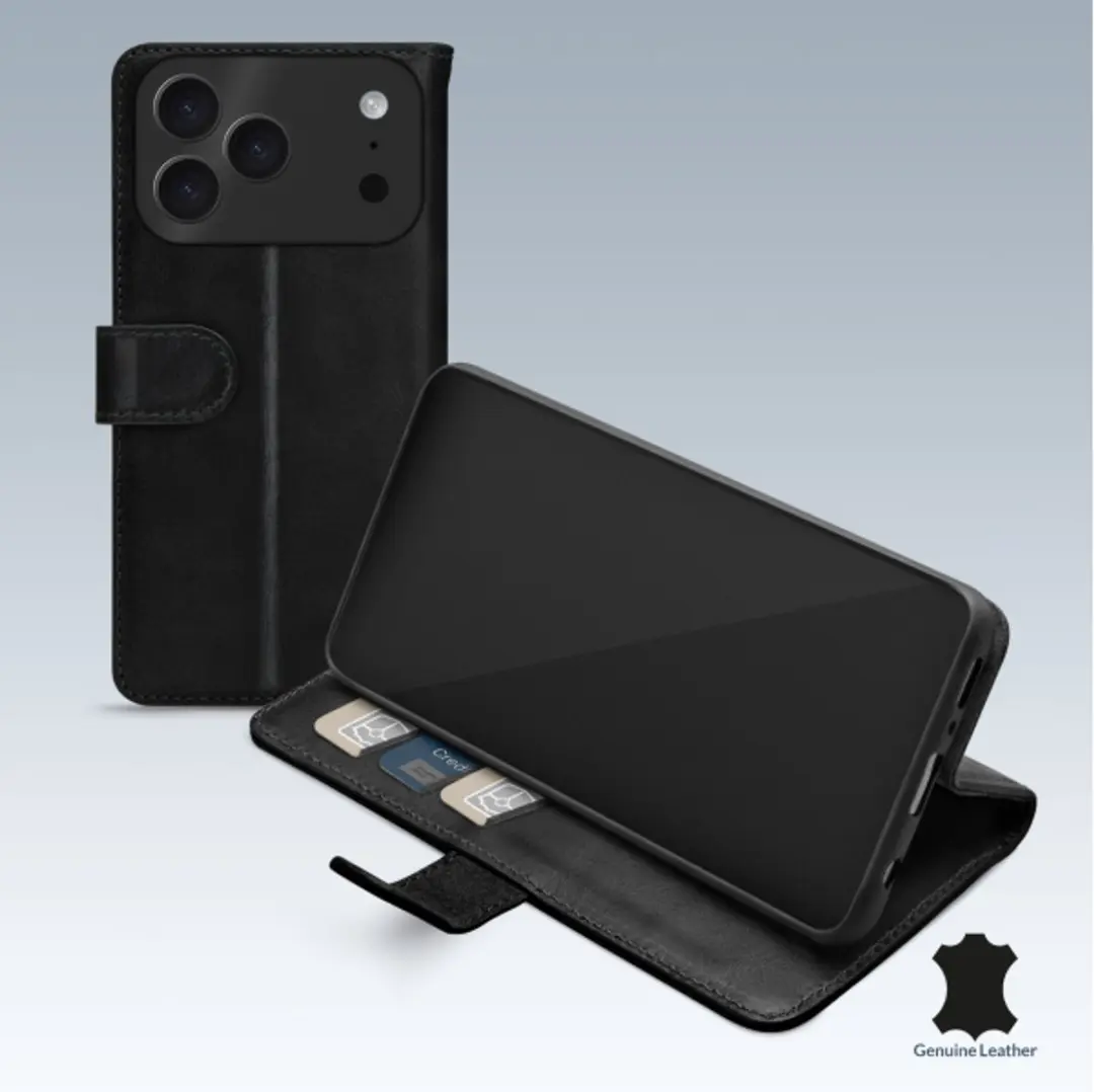 Mobilize Wallet Bookcase iPhone 17 Pro - Zwart - MOB-LWB-IPH17PRO
