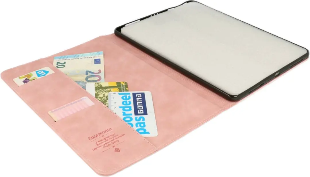 Caseme Stand Case Hoesje iPad 10.2 2019-2021 - Roze Kunstleer