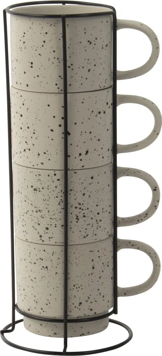 Gusta Rek met Mokken Ivoor 350ml - 4 Stuks