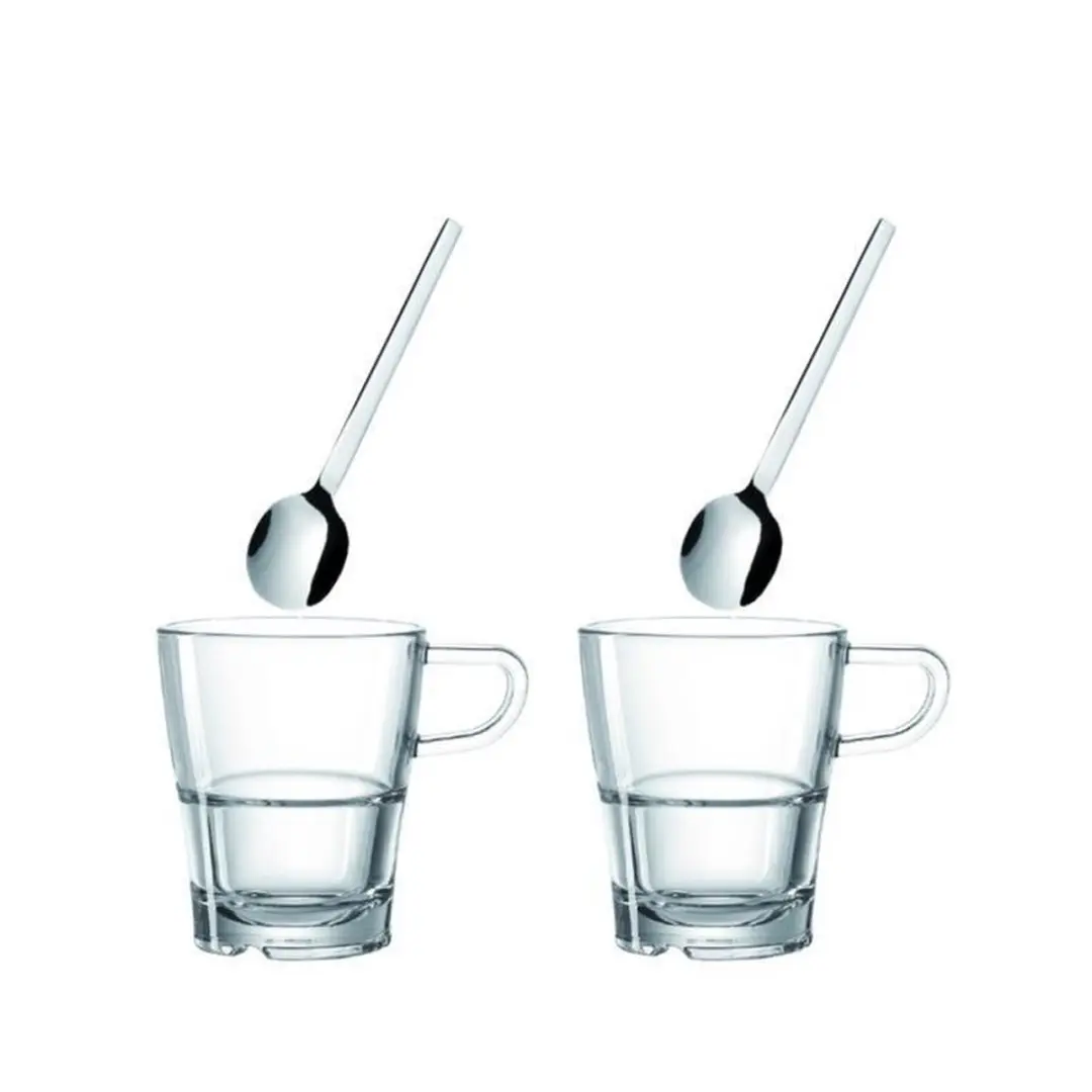 Leonardo Senso Koffieglazenset 024023 - 4-delig - Transparant