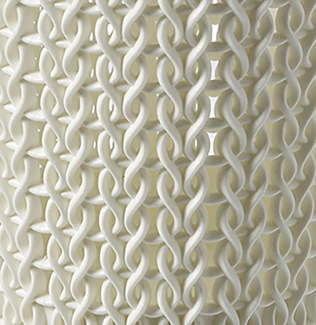 Curver Knit Wasmand met deksel 97L - 2 Stuks - Gebroken wit - afbeelding 6 van 6