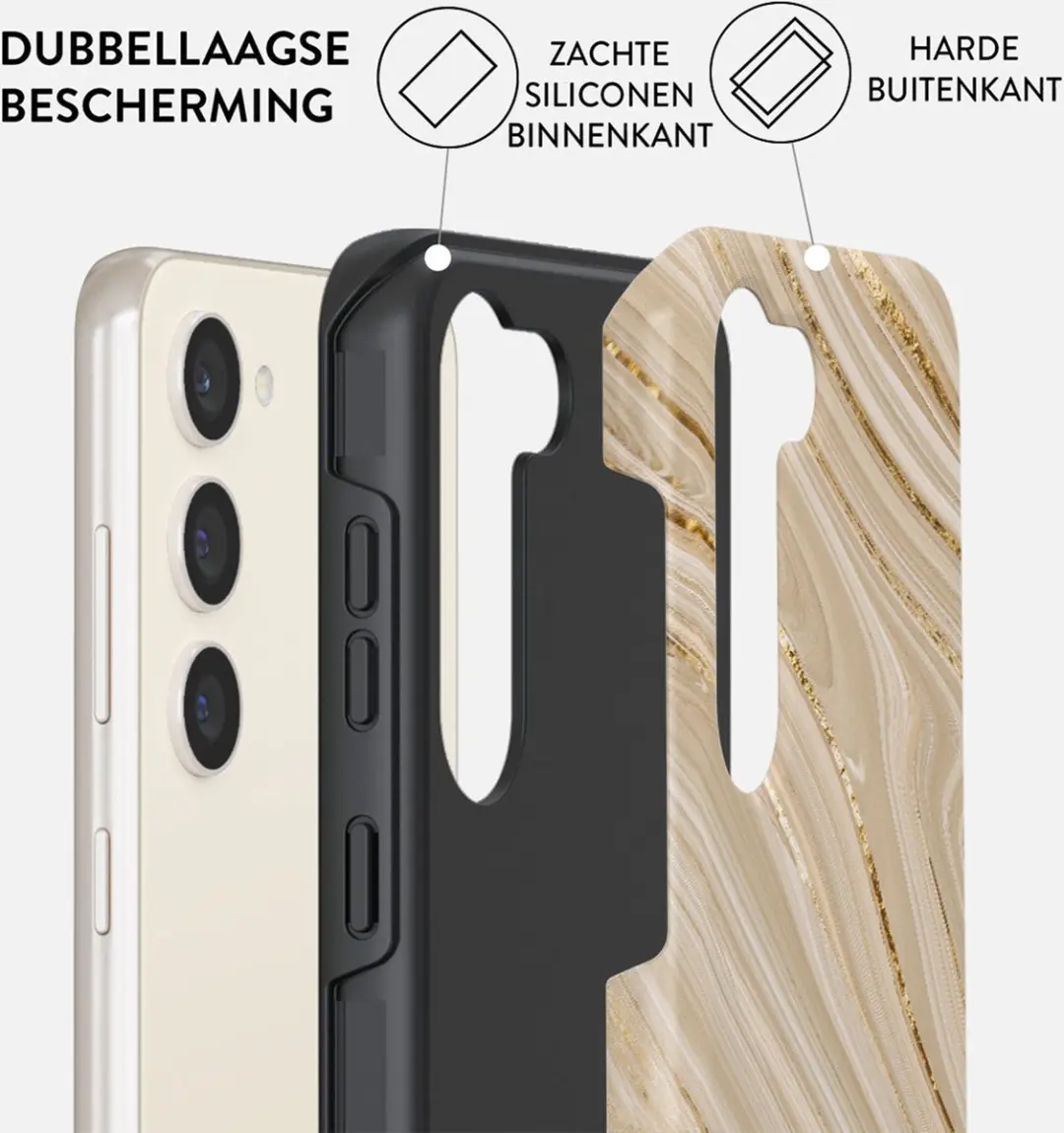 Burga Tough Backcover Samsung Galaxy S23 Plus SH00064670 - Full Glam