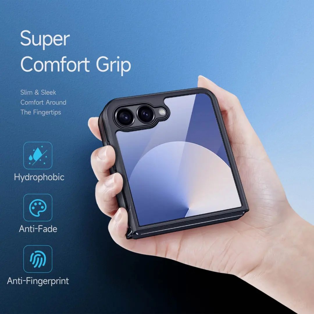 Dux Ducis Hoesje Zwart voor Samsung Galaxy Z Flip7 - MPN 6971824150773