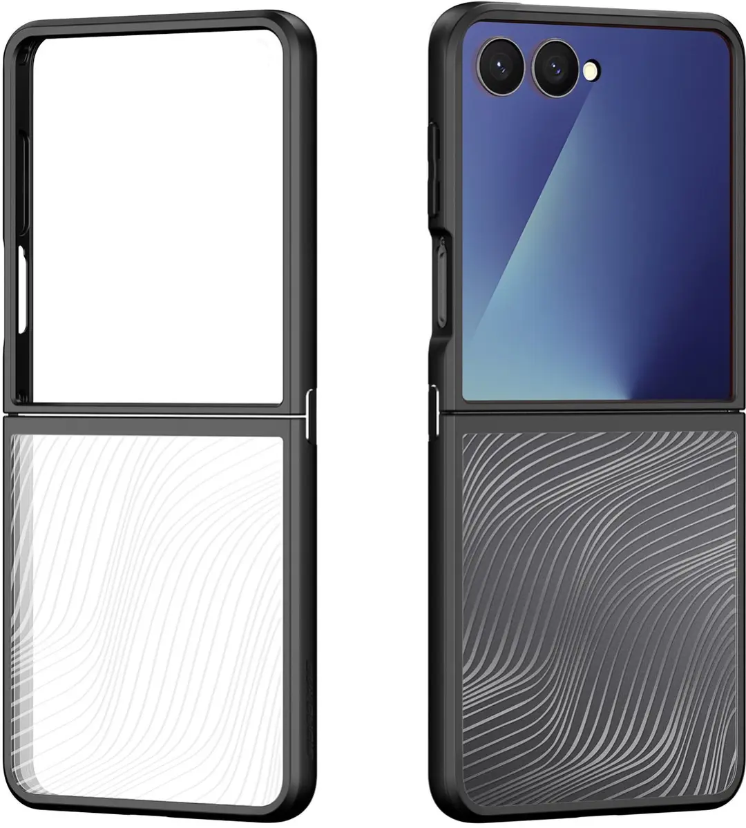 Dux Ducis Hoesje Zwart voor Samsung Galaxy Z Flip7