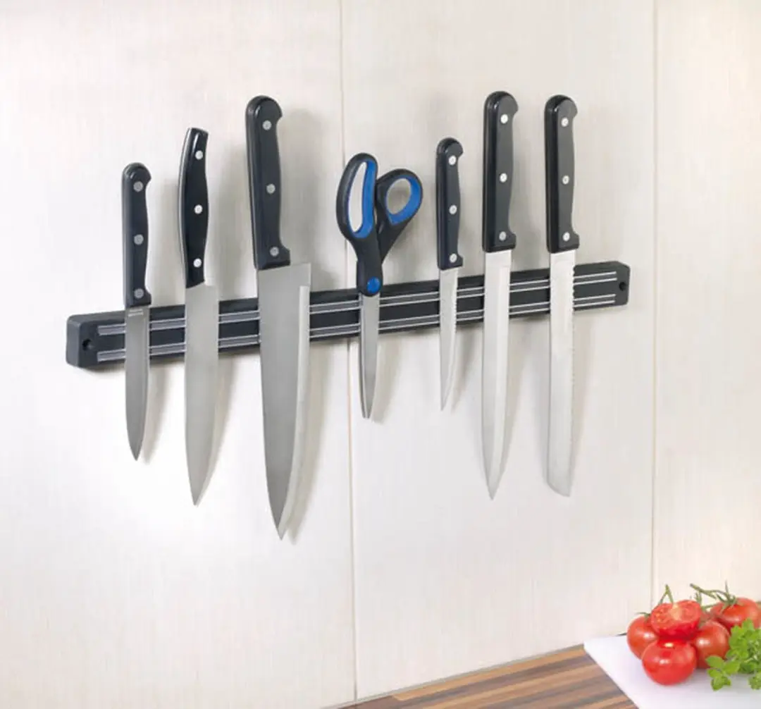 Metaltex Magnetika Messenhouder 33cm - Zwart - afbeelding 6 van 6