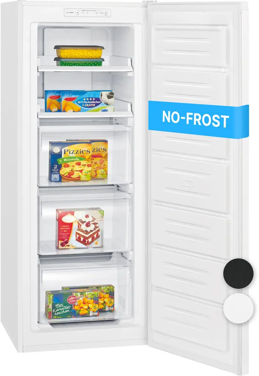 Bomann GS 7343 Vrijstaande Vrieskast No Frost 161L - Wit