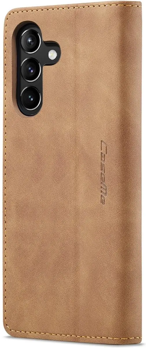 Caseme 013 Book Case Hoesje Samsung Galaxy A54 - Bruin