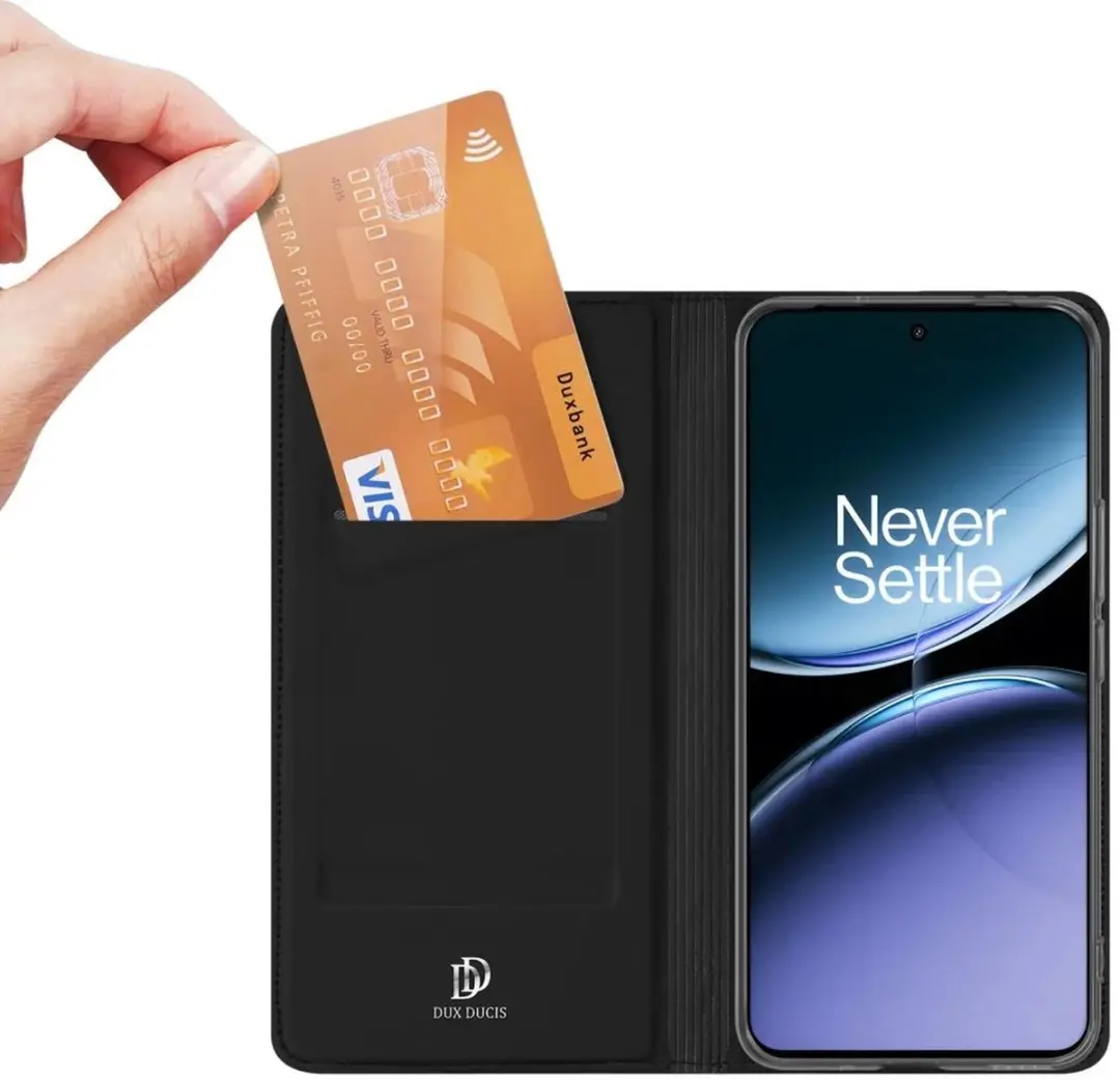 Dux Ducis Telefoonhoesje OnePlus Nord 4 - Book Case - Zwart