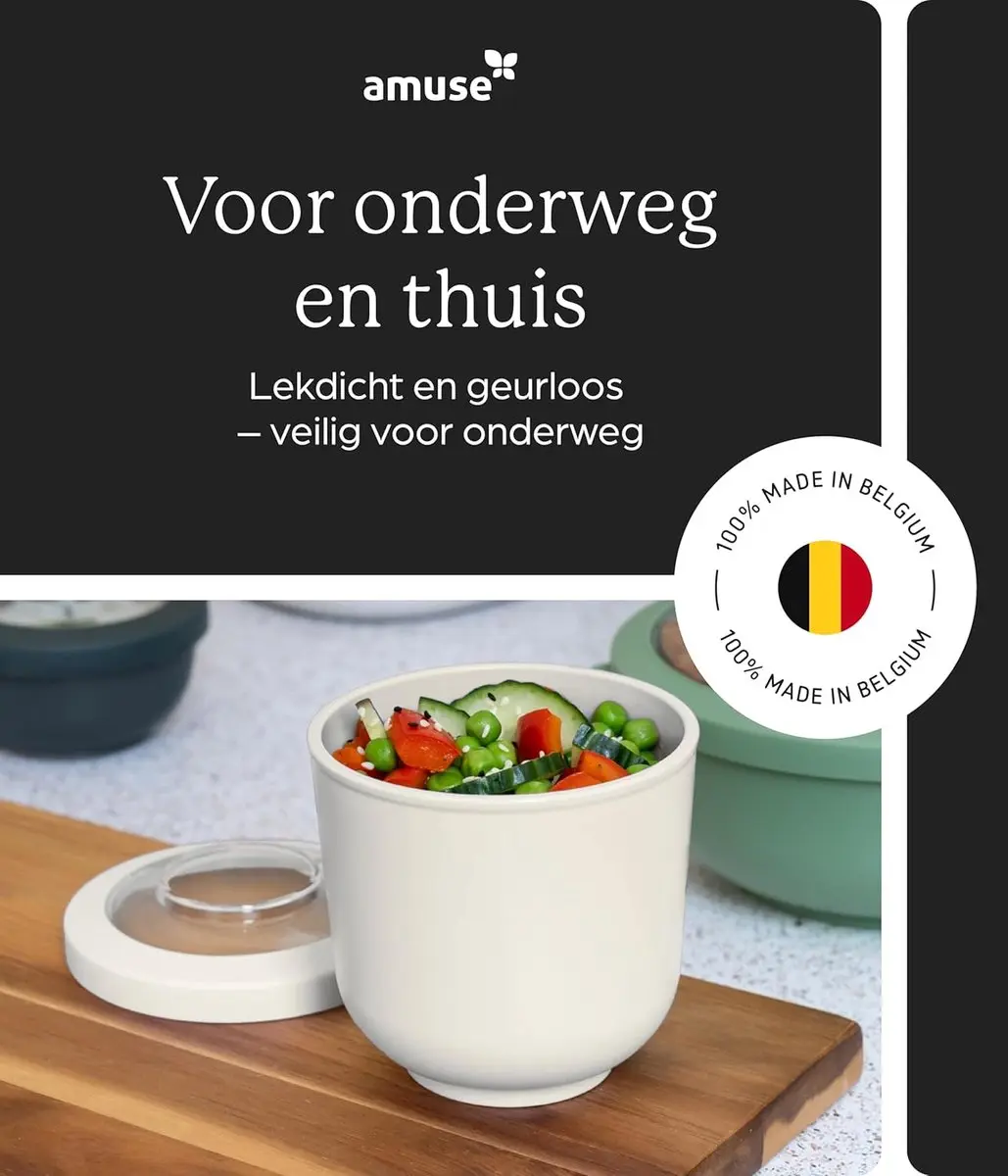 Amuse Tylla Oat Lunchbox 500ml - 2-delig - BPA-vrij